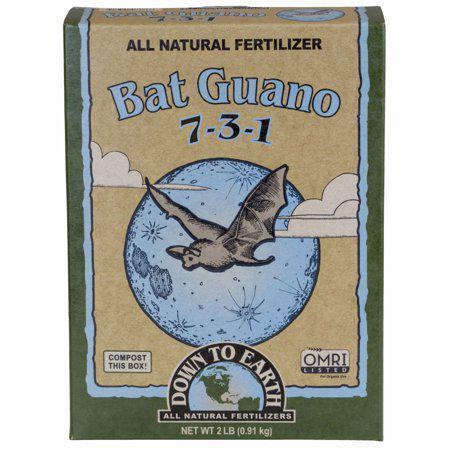Down To Earth Organic Bat Guano Fertilizer Mix 7-3-1