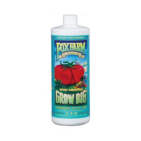Hydrofarm FoxFarm Grow Big Hydro Liquid Concentate Plant Food