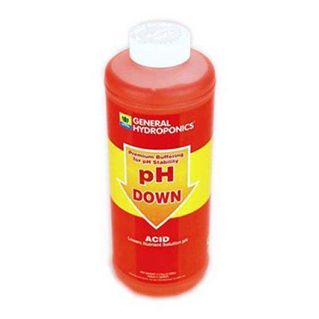 General Hydroponics PH Down Liquid -Quart