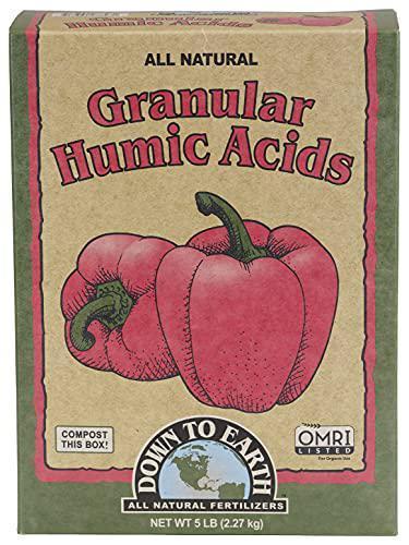 Down to Earth (#DTE07827) Organic Granular Humic Acids Fertilizer Mix
