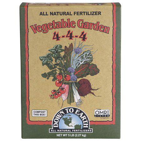 Down To Earth (#07854) Organic Vegetable Garden Fertilizer 4-4-4