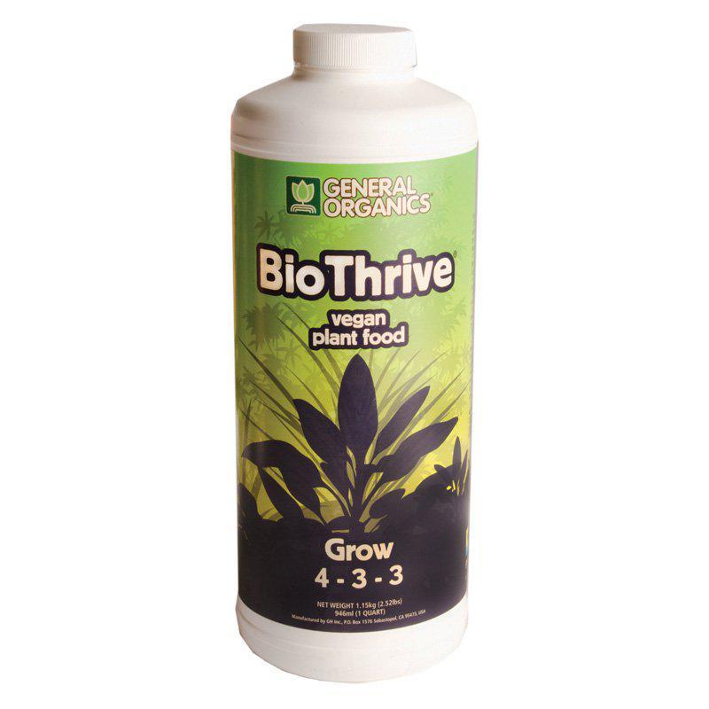 General Hydroponics General Organics Biothrive Grow -Quart